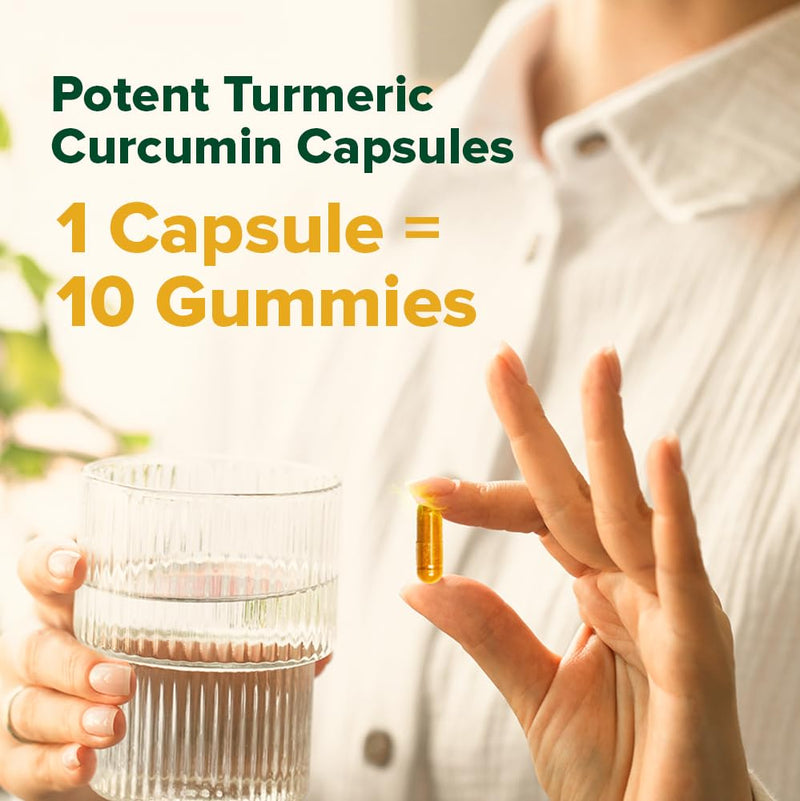 VAHDAM Turmeric Curcumin Supplement 1800mg (500mg Curcuminoids) with Boswellia & Piperine | 90 Capsules
