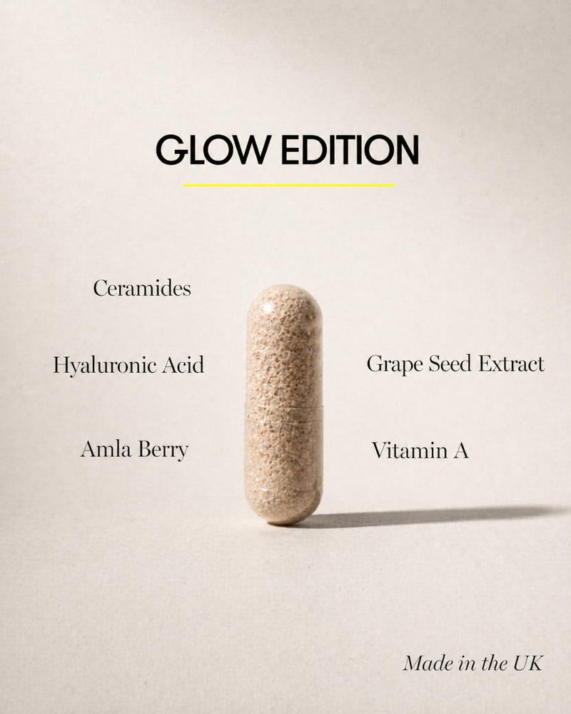 Equi Glow Edition | Hyaluronic Acid PhytoCeramide Capsules | Vitamin A Antioxidant Beauty Supplement | Vegan Formula for Hydration, Radiance, Complexion Nutrition | Skincare Support | 30 Day Supply