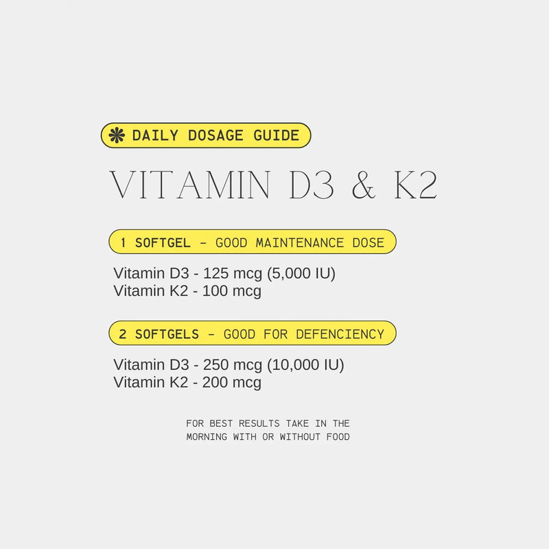 Vitamin D3 K2, 10000 IU Vitamin D3 with K2 MK-7 200 mcg, D3 K2 Supplement for Bone Support & Calcium Absorption, 180 Softgels