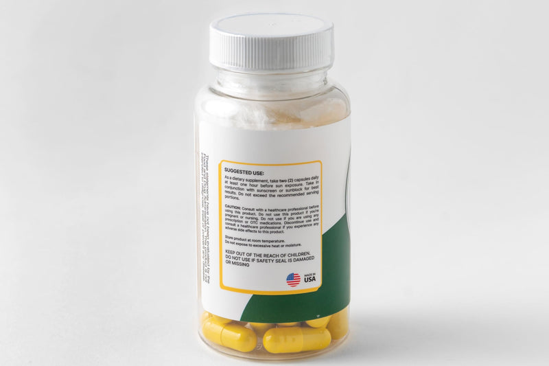 360 Sunshield Skin Care: All Natural Skin Defense of 240 mg of Polypodium Leucotomos + Proprietary Blend (30 Daily Servings)