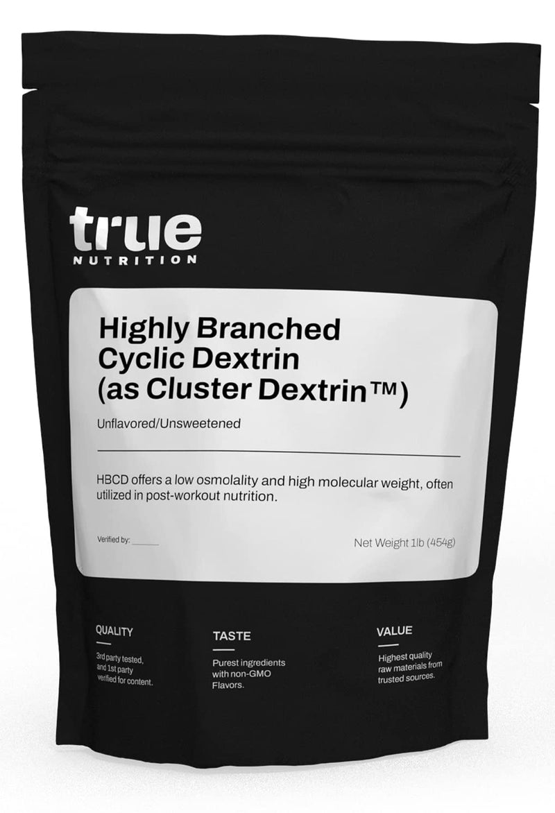 [Australia] - True Nutrition - Highly Branched Cyclic Dextrin - Carbohydrate Powder for Sustained Intra-Workout Energy, Enhanced Post-Workout Muscle Recovery - Vegan and Non-GMO - Unflavored 1lb 1 Pound (Pack of 1) 