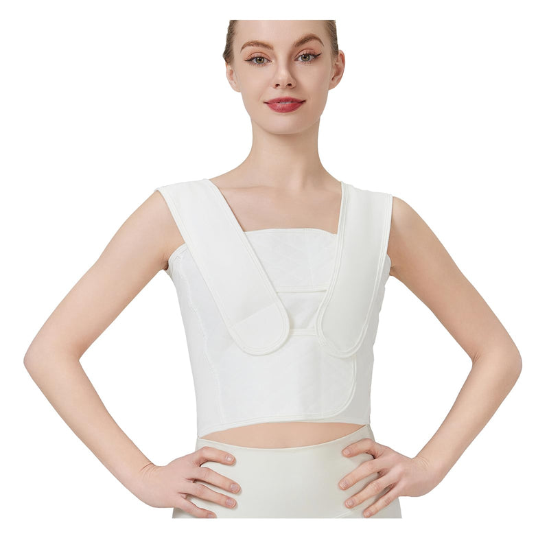 Compression Post Mastectomy without Reconstruction,Post Breast Surgery Compression Bandage, Minimally Invasive Surgery Chest Strap Compression Bandage, Medical Recovery Stretch Bandage Medium