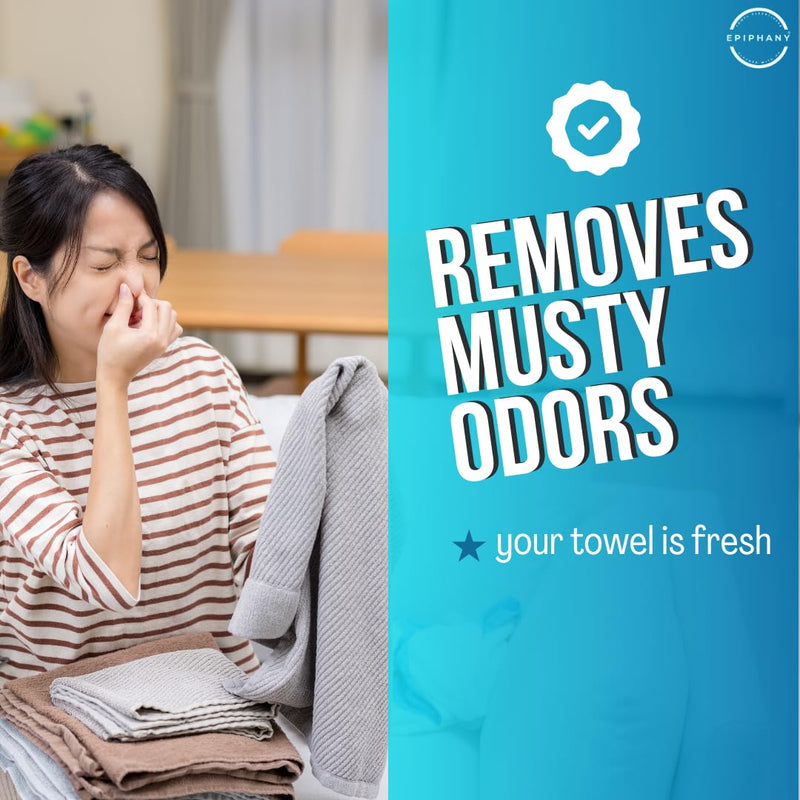 [Australia] - Epiphany Towel, Shoe, & Sports Equipment Scent Rejuvenator, Odor Eliminator Fresh & Clean, Spray Bottle, Effective Deodorizer, Kills Smelly Stink, Skin-Safe, Attacks Strong Odor Matter, Refreshes, 6oz 6 Fl Oz (Pack of 1) 