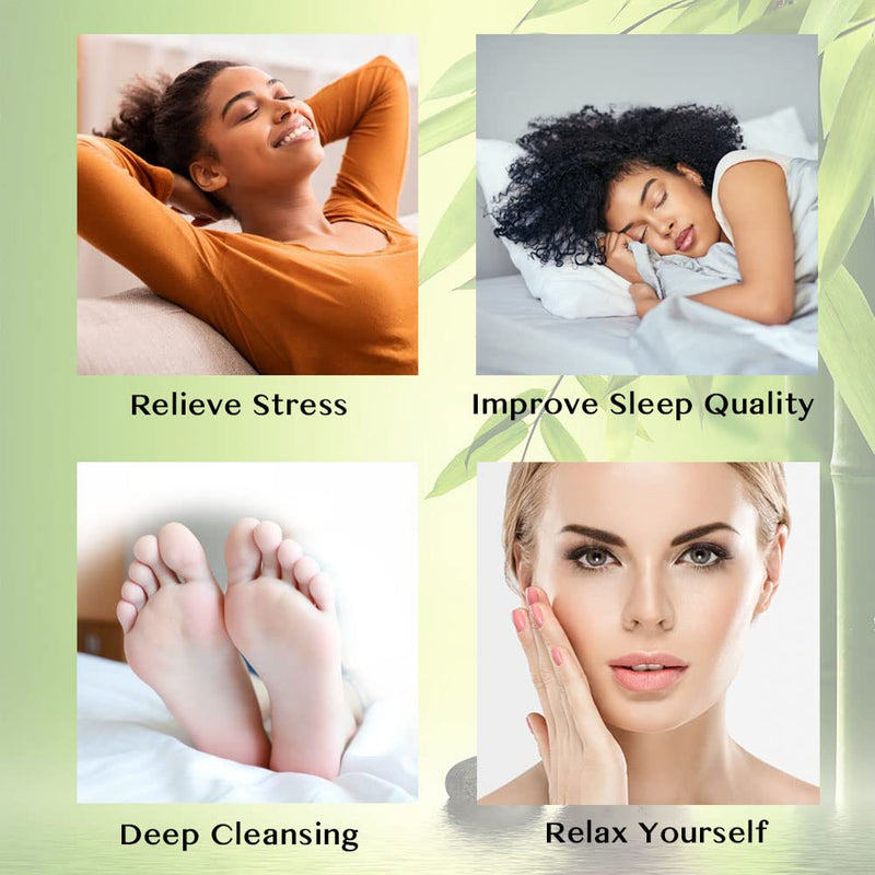 [Australia] - Lymphatic Drainage Ginger Foot Pads 50 Pads - Ginger Oil Foot Patches Deep Cleansing Sleep Aids Relieve Stress and Fatigue Improve Sleep Quality 