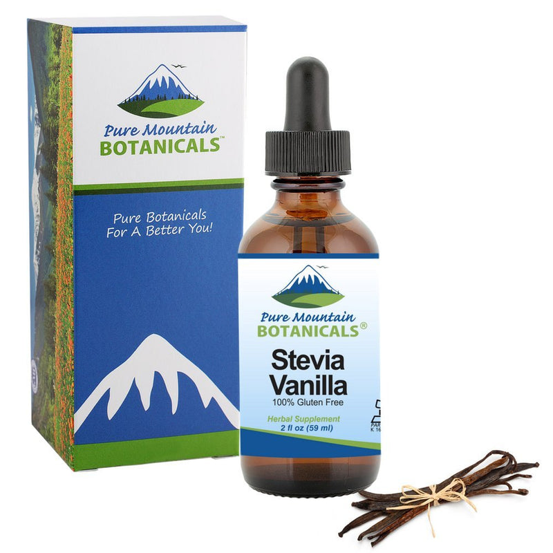 [Australia] - Vanilla Stevia Liquid Drops Flavored with Natural Sweet Vanilla - Alcohol Free & Kosher - 2oz Glass Bottle 2 Fl Oz (Pack of 1) 
