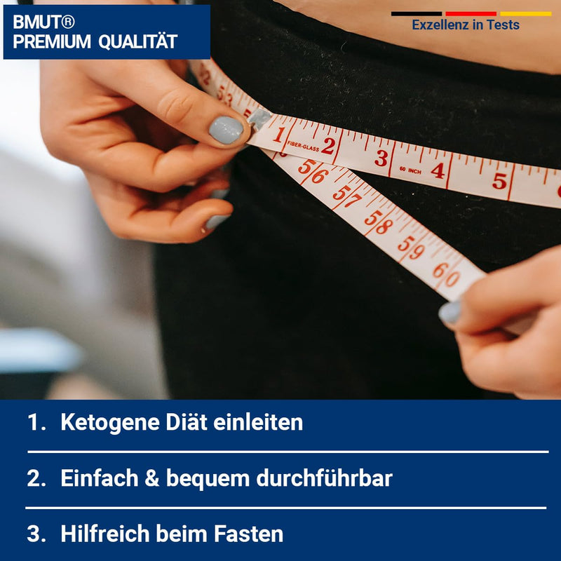 [Australia] - 125x ketone test strips in tube - ketosis measurement results - for keto nutrition and diet I ketosticks urine 