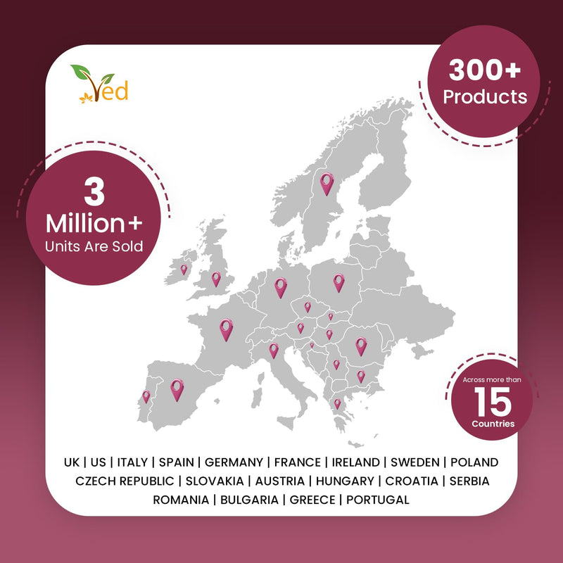 VED Cranberry Supplements for Women – 60 Vegan Cranberry Gummies with High-Strength Cranberry Extract, Natural Flavor – Urinary Tract & Bladder Health Support – 1 Month Supply.