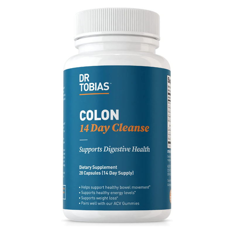 Dr. Tobias Vegan Omega 3 Algae Oil and Colon 14 Day Cleanse for Improved Digestion, Gut & Immune Support, and Overall Health