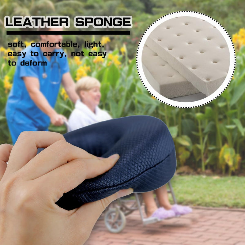 [Australia] - 2Pcs Donut Pillow Donut Seat Cushions Round Hollow Tailbone Ear Hole Piercing Pillows Hemorrhoid Cushions for Relieve Pain,Random Color,5.9 inch 