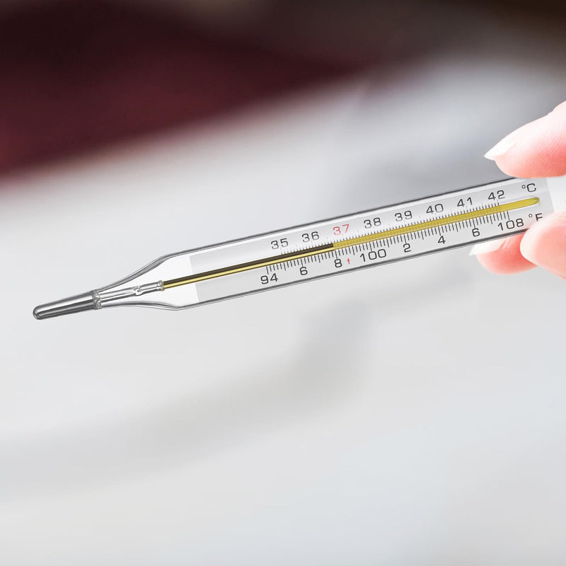 [Australia] - MAGICLULU 3Pcs Glass Oral Temperature for Adults Precise Measurement Fast Reading for Elderly Family Dual Scale ‚ÑÉ & ‚Ñâ 