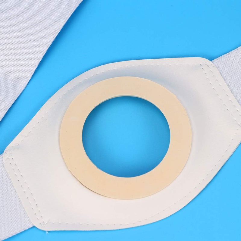 [Australia] - EXCEART 2pcs Stoma Hernia Belts Colostomy Bag Belt Ostomy Belt Support for Colostomy Ileostomy Urostomy Breathable Fabric Postoperative Band Beige 