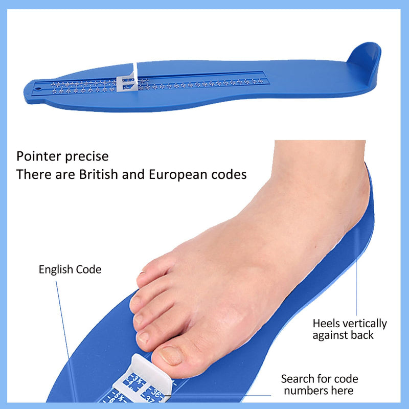 [Australia] - Foot measuring device, shoe size measurement, shoe size meter, shoe size measurement from 18 to 47 measuring device, shoe sizes foot meter shoe accessories measuring foot shoe size meter children for children adults feet 