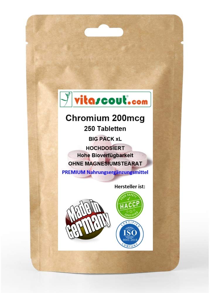 [Australia] - Chromium Picolinate 200mg - 250 tablets 