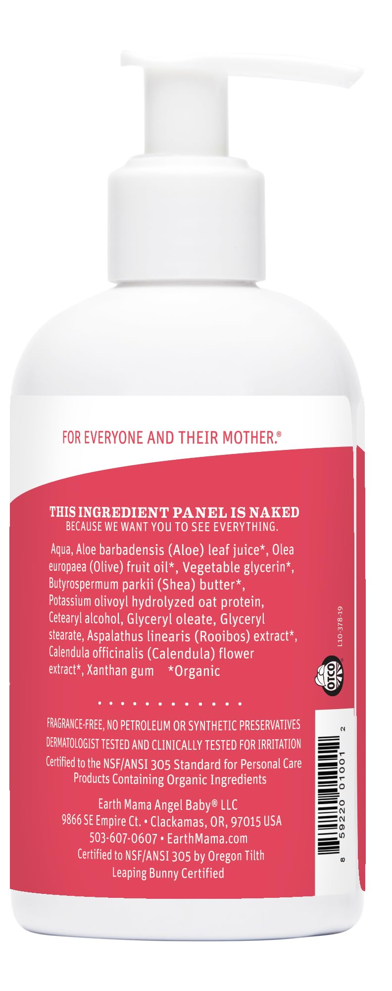 Earth Mama Simply Non-Scents Baby Lotion for Dry Skin - Calendula Cream for Newborn Skin Care - 8 oz - Fragrance Free - Infant Essentials Unscented 8 Fl Oz (Pack of 1)