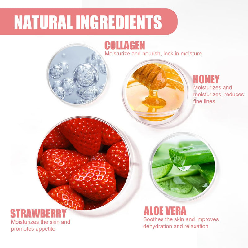 Honey Lip Balm, Vitamin E Nourishing Moisturizing Sleeping Lip Mask Hydrating & Prevention Dry And Cracked Lip (Honey) Honey