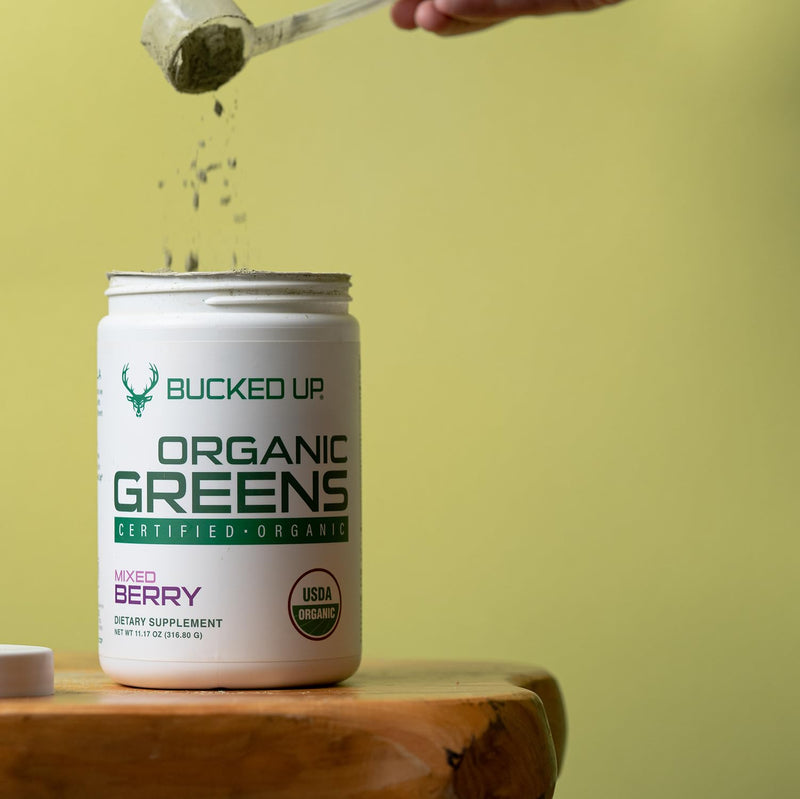 [Australia] - Greens Superfood Powder Mixed Berry | 8 Most Essential Mixed Greens | Certified 100% Organic | Chlorella, Spinach, Kale, Spirulina, Alfalfa, Broccoli, Wheat Grass, & Barley Grass | 30 SERV | 11.17 OZ 