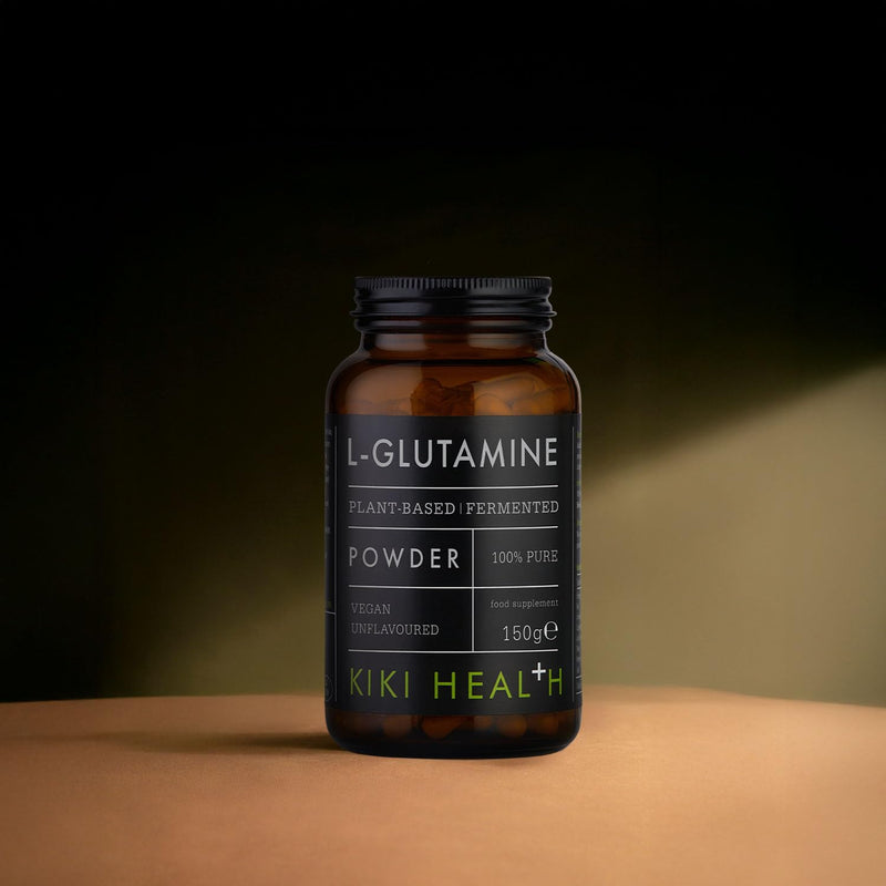 L-Glutamine Powder, 150g – Plant-Based, Naturally Fermented Amino Acid Supplement – Supports Muscle Recovery, Gut Health & Digestive Balance – Unflavoured, Vegan