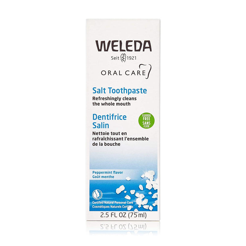 Weleda Natural Salt Toothpaste. 2.5 Fluid Ounce (Pack of 3) 2.5 Fl Oz (Pack of 3)