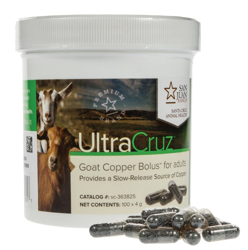 UltraCruz - sc-363825 Goat Copper Bolus Supplement for Adult Goats, 100 Count X 4 Grams - PawsPlanet Australia