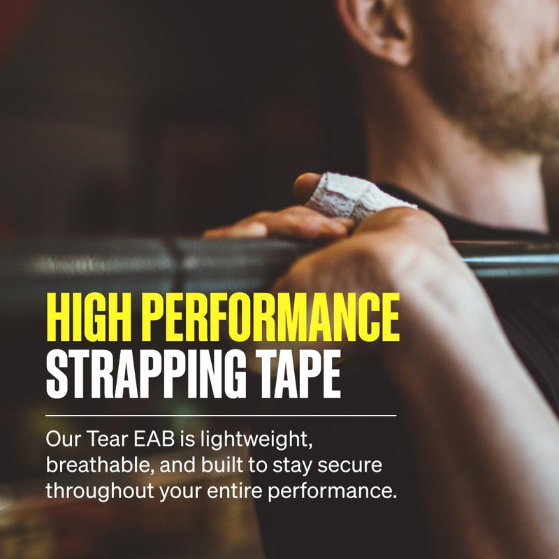 Box of 24 Rolls - SPORTTAPE Elastic Adhesive Bandage - 2.5cm x 4.5m - Tearable EAB for Thumb, Hand & Finger Strapping, Golf & Weightlifting Tape | First Aid & Medical Tape 2.5x450 cm (Pack of 24)