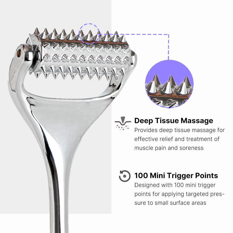 [Australia] - Acupressure roller, Acupuncture Massage Roller for Neck/Head/Hand Pain Relief and Muscle Relaxation 