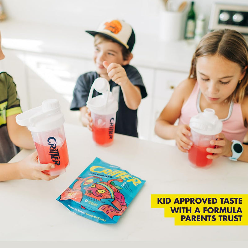[Australia] - Critter Vitamin H2O ‚Äì Kids‚Äô Hydration & Multivitamin Drink Mix ‚Äì Electrolytes, Essential Vitamins, Delicious Natural Flavors ‚Äì 30 Single-Serve Packets 