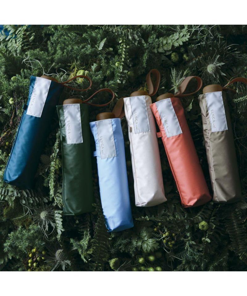 Sustainable UV Folding Umbrella – Compact, Windproof, UPF50+, Unisex, Eco-Friendly, 21" Canopy sinca red