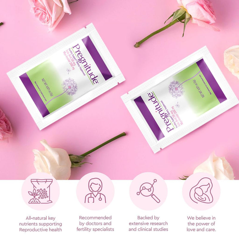 [Australia] - Reproductive Fertility Support - Helps Promote Regular Ovulation - Menstrual Cycles, and Increase Quality of Eggs - 30 Day Supply Packets (60 Servings) 60 Servings (Pack of 1) 