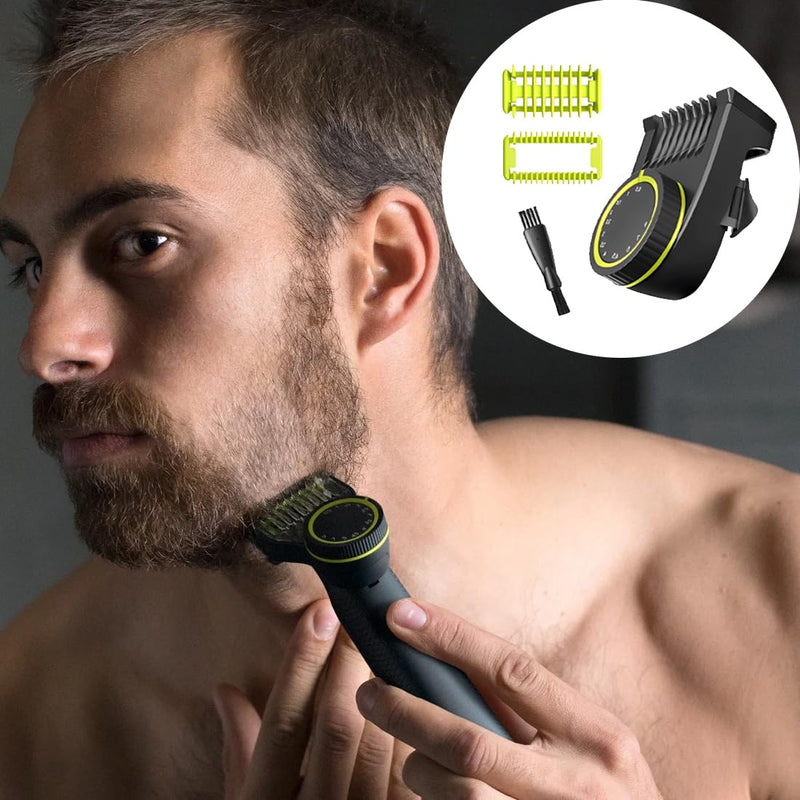 [Australia] - DNMH 14-in-1 Trimming Attachments for Hybrid Length-Adjustable Comb Attachments for O Blade Razors (0.4 mm - 10 mm) 