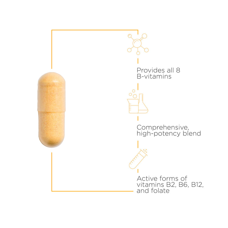 Integrative Therapeutics Bundle with Active B-Complex, 60 Capsules & L-Theanine, 60 Capsules - Active B-Complex to Support Energy Metabolism with 8 B-Vitamins* - L-Theanine to Support a Relaxed State*