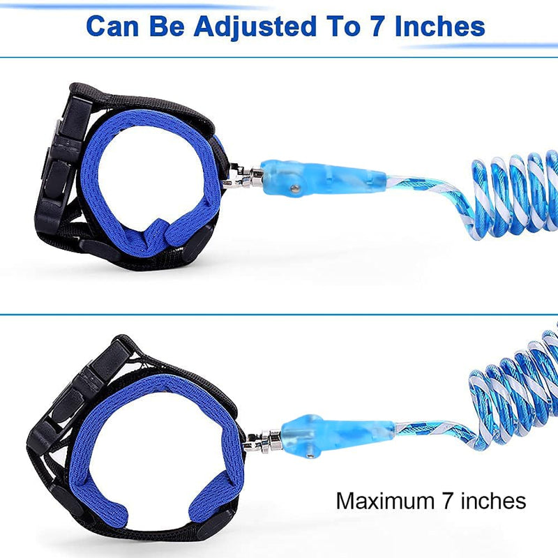 [Australia] - Reflective Anti Lost Wrist Link, Anti Lost Wrist Link Anti Lost Leash Baby Leash with Child Upgraded Safety Locks for Kids (Blue 8.2 Ft) Blue 
