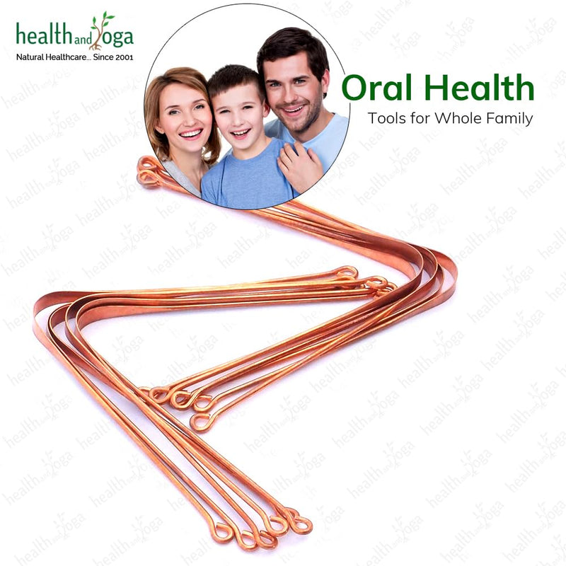 [Australia] - HealthAndYoga™ qSwipe Lite Copper Tongue Cleaners - Disposable Metal Tongue Scrapers Bulk Pack - Relief for Bad Breath and Oral Hygiene (Set of 12) 12 Count (Pack of 1) 