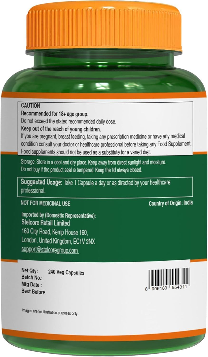 Pure Nutrition Zinc Methionine | 240 Veg Caps | Supports Immunity