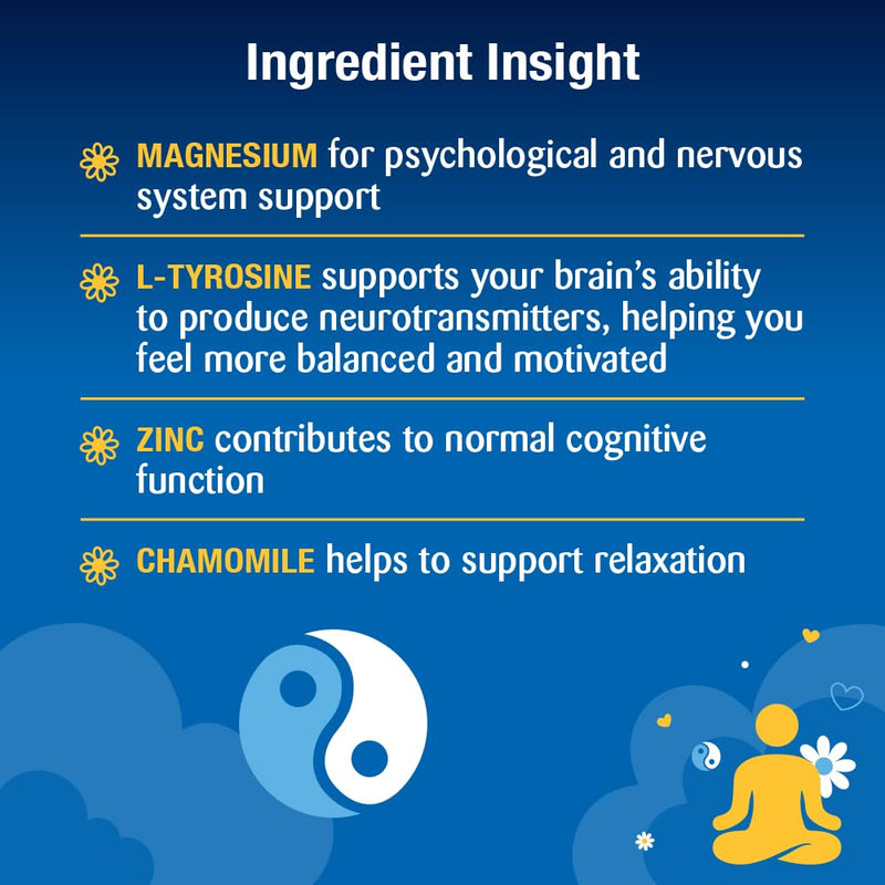 Haliborange YoungerMinds Mind & Mood Gummies for Kids 6–16 | Sugar-Free Daily Supplement with Magnesium, L-Tyrosine, Thiamin & Chamomile | Supports Focus, Calm & Emotional Balance – 60 Gummies