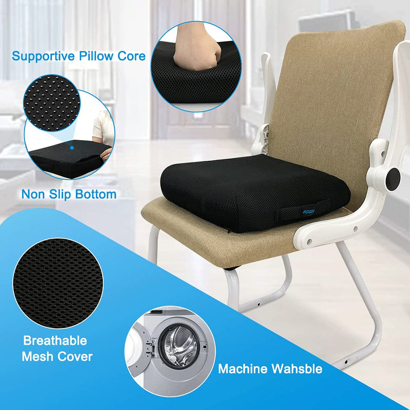[Australia] - AOSSA Donut Pillow for Bed Sores, Tailbone Pain, Postpartum Recovery – Hemorrhoid Relief Cushion, Coccyx & Sitting Seat Cushion for Butt Pressure Relief 