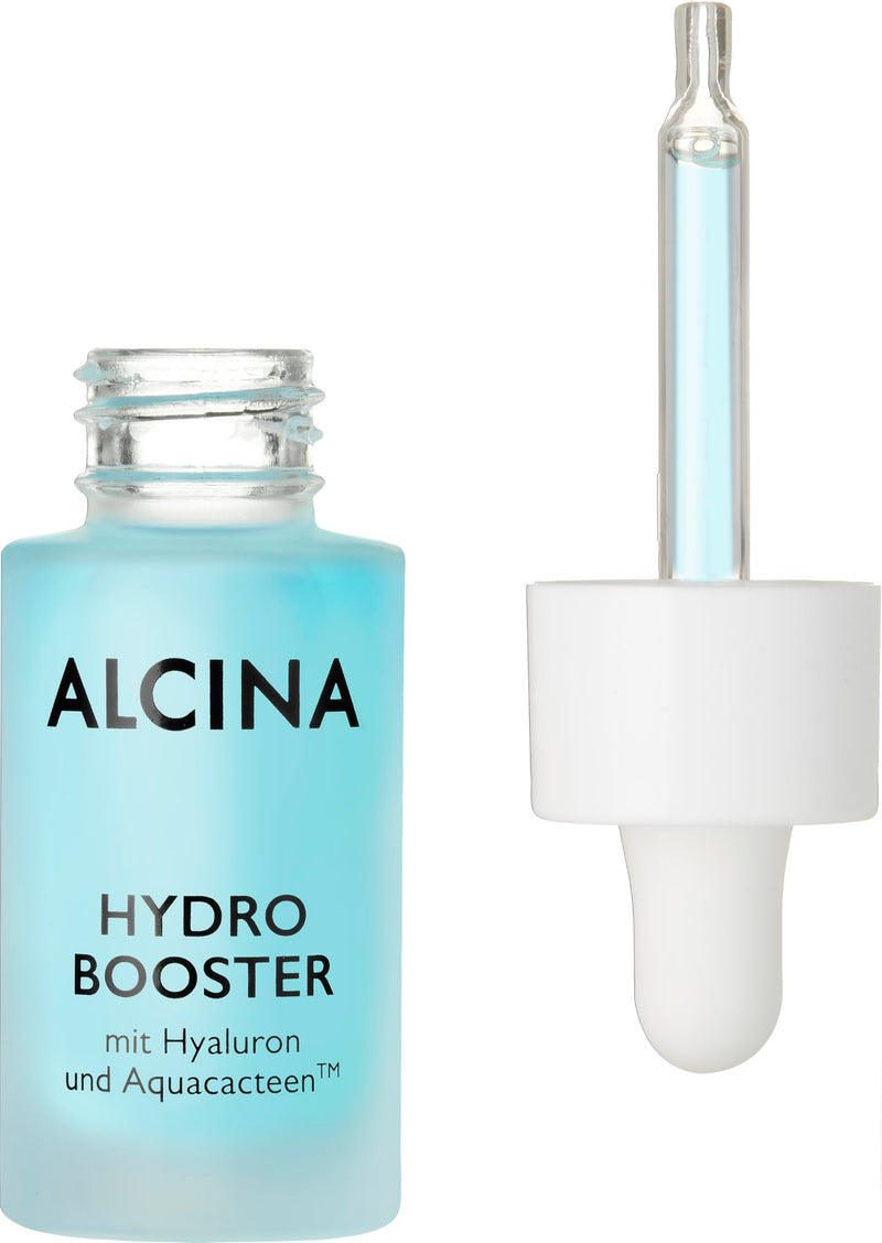 [Australia] - ALCINA Hydro Booster - 1 x 15 ml - For refreshed, optimally moisturized skin - Concentrated facial serum with hyaluronic acid & AquaCacteen 