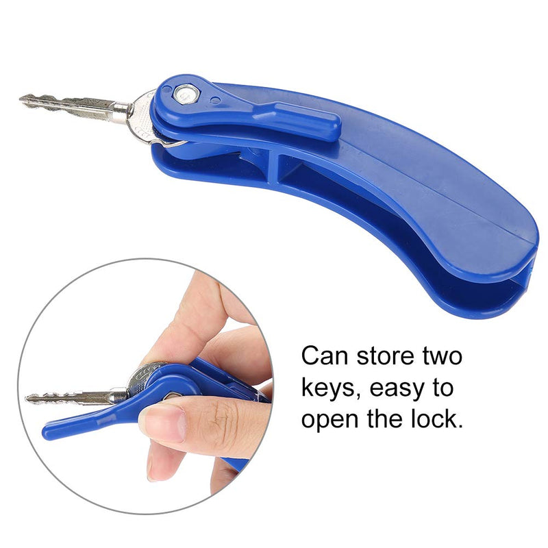 ZJchao Key Turner, Key Aid Turner Holder Door Opening Assistance with Grip for Arthritis Hands Elderly and Disabled Foldable Secure Key Holding and Turning Device Key Turner Aid for Osteoarthritis