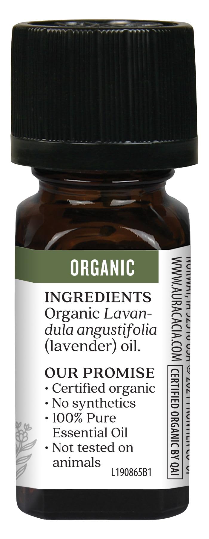 [Australia] - Aura Cacia Organic French Lavender Pure Essential Oil, Vegan, Cruelty Free, 0.25 Fluid Ounces (Pack of 1) 