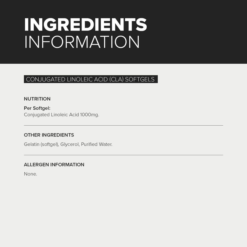 Bulk Conjugated Linoleic Acid (CLA) Softgels, 1600 mg Per Serving, Pack of 270, 135 Servings, Packaging May Vary 270 count (Pack of 1)