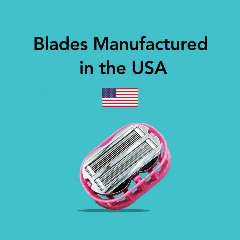 [Australia] - Premium Omnishaver with Pink Travel Case - The Fastest Way to Shave Head, Legs, Arms, Body, an Alternative to Disposable Shaving Razors Self Cleans & Strops During Use | Bald Head Shaver for Women 
