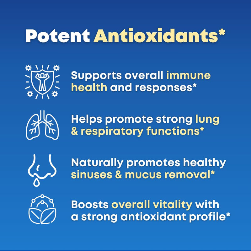 [Australia] - Mullein Leaf Extract & NAC Lung Detox Cleanse- N-Acetyl Cysteine, Marshmallow Root, Bromelain - Lung Health, Sinus, Mucus Removal Support Supplement for Smokers - 90 Capsules, Non-GMO, Gluten-Free 