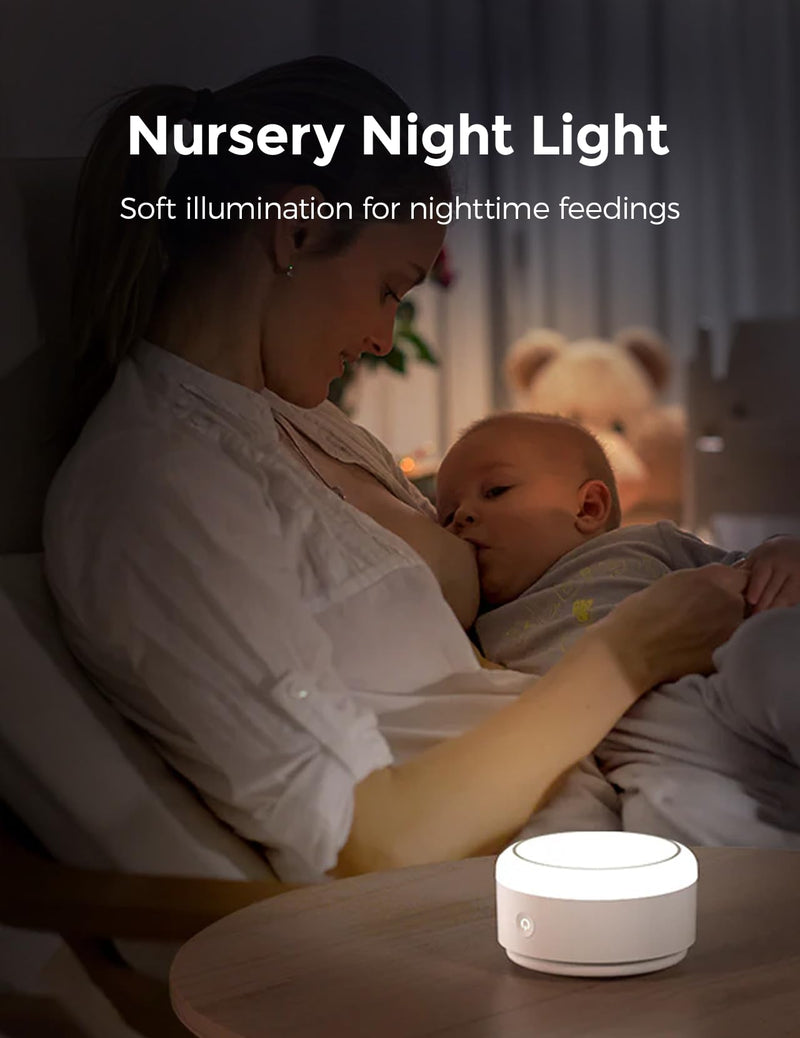 [Australia] - Momcozy Sound Machine for Baby-20 Soothing Sounds & Touch Light Portable White Noise for Kids & Adults for Sleeping Timer and Memory | Ideal Travel Companion & Nursery Must-Have & Outing Cold Light 