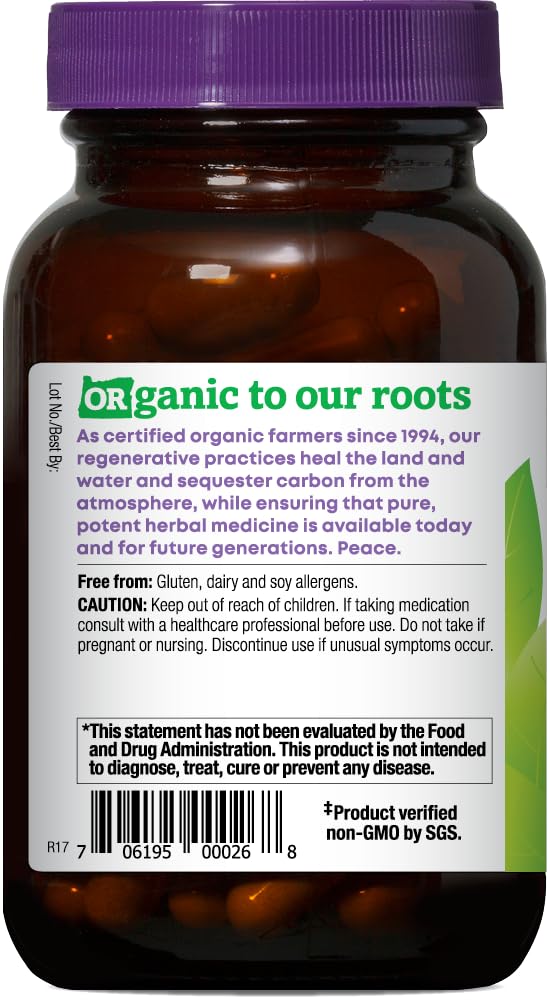 [Australia] - Oregon's Wild Harvest Dandelion Root Organic Supplement | Traditional Herbal Bitter, 90 Vegan Capsules 