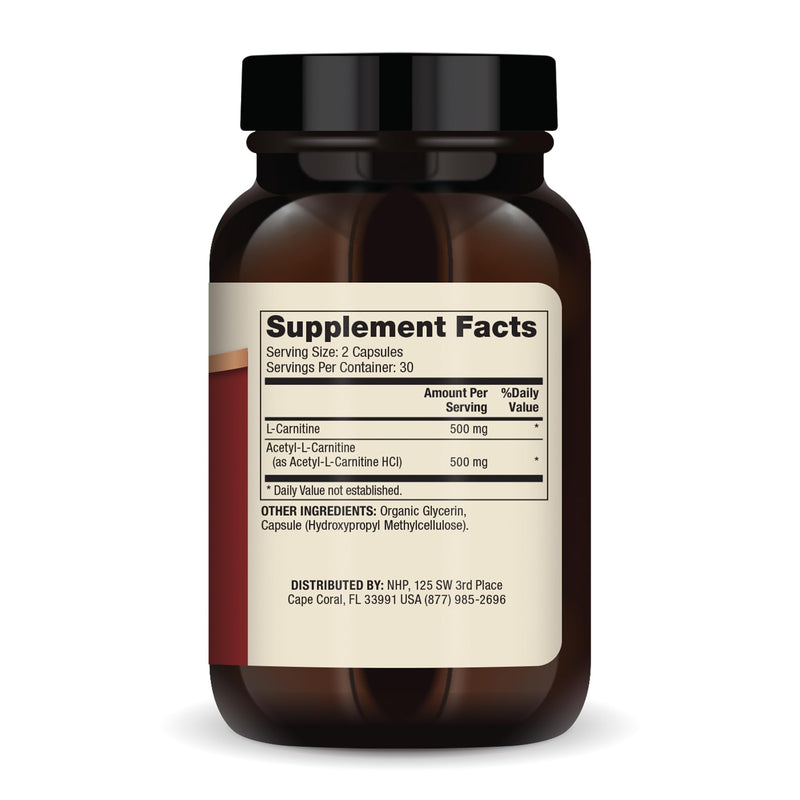 [Australia] - Dr. Mercola Carnitine Complex, 30 Servings (60 Capsules), Dietary Supplement, 1000 mg Per Serving, Supports Immune Health, Non-GMO 