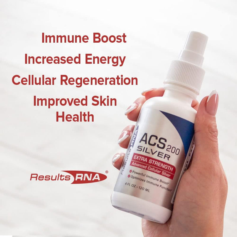 [Australia] - Results RNA - ACS 200 Silver Extra Strength Immune System Support – Advanced Cellular Colloidal Silver Supercharges Your Immune System. Recommended by Doctors Worldwide ( 4 oz ) Unflavored 4 Fl Oz (Pack of 1) 