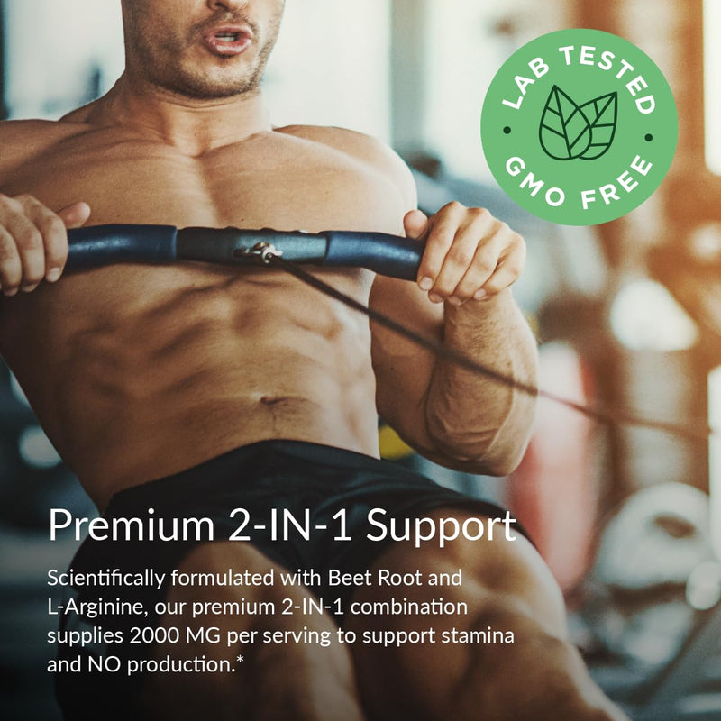 [Australia] - Futurebiotics Beet Root + L-Arginine 2000 MG, Non-GMO, 120 Vegetarian Capsules 120 Count (Pack of 1) 