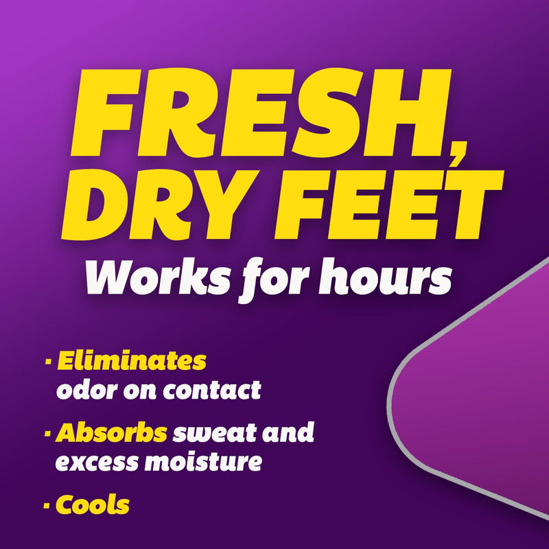 SILKA Odor Fighting Foot Powder & Shoe Deodorizer, 6 Oz, 2 Pk | Corn Starch Powder, Talc & Cooling Beads, for Long Lasting Freshness Feeling, Helps Absorbs Sweat & Excess Moisture