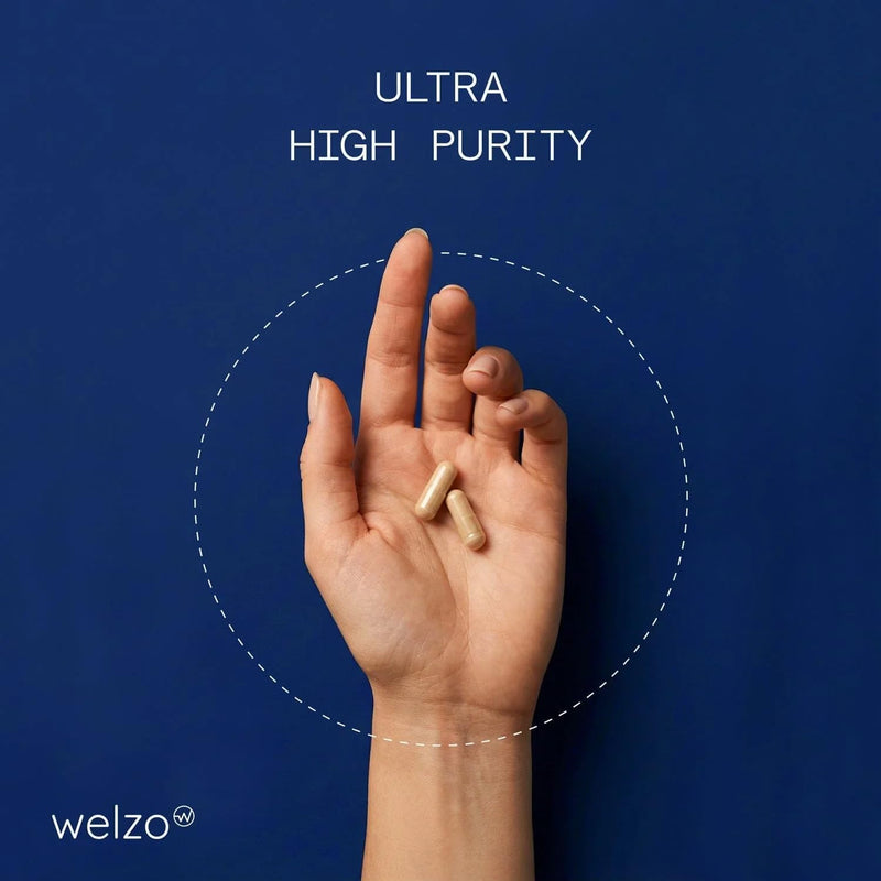 Welzo Ultra High Purity Astaxanthin 480mg – Natural Microalgae Haematococcus Pluvialis – Powerful Antioxidant for Radiant Skin, Eye & Immune Support – 60 Capsules