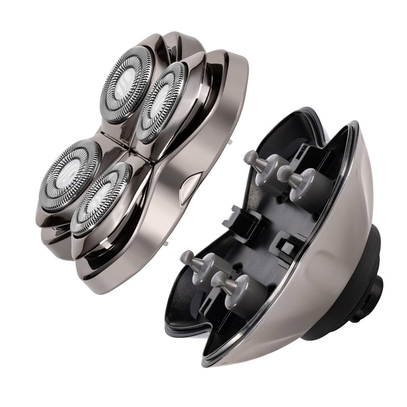 [Australia] - Skull Shaver Carver PRO 4 Head Replacement Blade - Shaver Blade for Wet & Dry Shaving - Rotary Heads Design - Japanese Stainless Steel - Compatible with Pitbull, Palm & Butterfly Kiss Shavers 