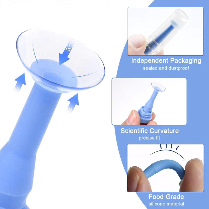 [Australia] - Contact Lens Sucker Soft Lenses, Contact Lens Insertion Aid Pack of 6, Contact Lens Remover, Simple Silicone Contact Lens Suction Cup for Soft Hard Lenses (White, Green, Blue) 